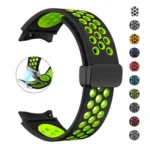 Bracelete de silicone magnetica para Samsung Galaxy Watch 6 Classic 43 47 mm 4 42 46 mm 5 Pro 45 mm, Galaxy Watch 6 Clas