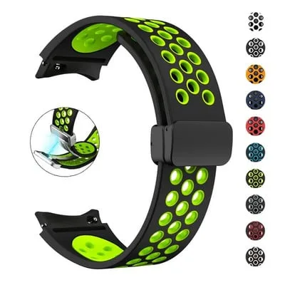 Bracelete de silicone magnetica para Samsung Galaxy Watch 6 Classic 43 47 mm 4 42 46 mm 5 Pro 45 mm, Galaxy Watch 6 Clas Bracelete de silicone magnetica para Samsung Galaxy Watch 6 Classic 43 47 mm 4 42 46 mm 5 Pro 45 mm, Galaxy Watch 6 Clas