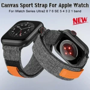 Bracelete de nylon para Apple Watch Ultra 49, iWatch seriju