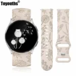 Bracelete de silicone para Samsung Galaxy Watch 6/5/4 40 mm 44 mm Silikonska sportska solo traka s petljom, Galaxy Watch