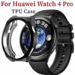 Capa protetora TPU para Huawei Watch 4 Pro, Huawei Watch GT3 Pro 43mm 46mm Watch 4Pro Plating