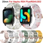 Bracelete de silicone para Haylou RS4 Plus/RS4/LS02