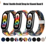 Bracelete em aco inoxidavel de nylon para mi Band 8 Metalna kop, Mi band 8 xiaomi band 8, Smart Band Replacement Bracele