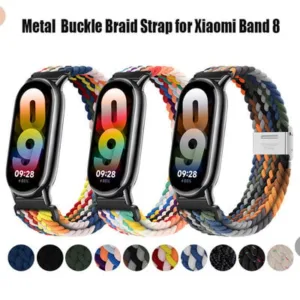 Bracelete em aco inoxidavel de nylon para mi Band 8 Metalna kop, Mi band 8 xiaomi band 8, Smart Band Replacement Bracele