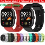 Bracelete de silicone para Redmi Watch 4 Sport, Mi Band 8 Pro WristBand
