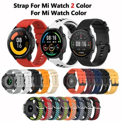 Bracelete de silicone para Xiaomi Mi Watch Color 2 Bracelete de silicone para Xiaomi Mi Watch Color 2