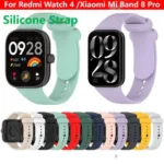 Bracelete de silicone para Redmi Watch 4 Sport, Mi Band 8 Pro WristBand