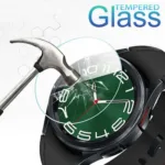 Pelicula de vidro transparente para Samsung Galaxy Watch 6 40 mm 44 mm, Galaxy Watch 6 40 mm 44 mm