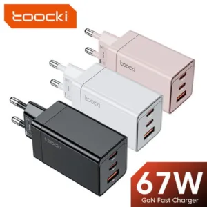 Carregador GaN USB-C 67W para telemovel