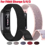 Bracelete de nylon para Fitbit Charge 6 4 5 3 SE Band Sportska