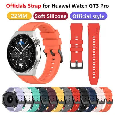 Bracelete de silicone para Huawei Watch GT 3 Pro Originalna Bracelete de silicone para Huawei Watch GT 3 Pro Originalna