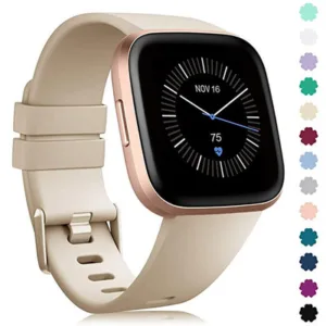 Bracelete de silicone para Fitbit Versa/Versa 2 mekani silikonski vodootporni, Fitbit Versa 2
