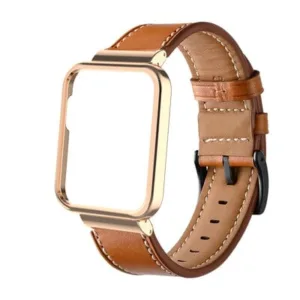 Capa protetora em aco inoxidavel para Redmi Watch 2/ 2 Lite Metalno ku, Xiaomi mi watch Lite