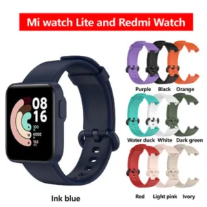 Bracelete de silicone para Redmi Watch Lite, Xiaomi mi Watch Lite/Redmi Watch Lite