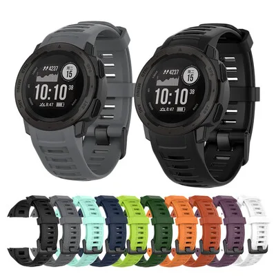Bracelete de silicone para Garmin Instinct/2 Bracelete de silicone para Garmin Instinct/2