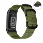 Bracelete de nylon para Fitbit Charge 6 5 sat, Fitbit Charge 5 6