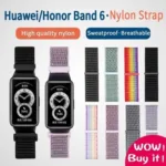 Bracelete de nylon para Huawei Band 6 Prozra, Honor Band 6
