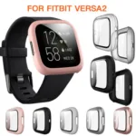 Capa protetora para Fitbit Versa 2 Plating Protector, Fitbit Versa2 PC Full
