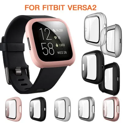 Capa protetora para Fitbit Versa 2 Plating Protector, Fitbit Versa2 PC Full Capa protetora para Fitbit Versa 2 Plating Protector, Fitbit Versa2 PC Full