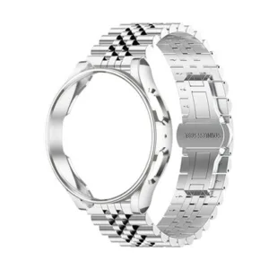 Bracelete em aco inoxidavel para Samsung Galaxy Watch 4 5 Pro 6 44 mm 40 mm 45 mm, Galaxy Watch 4 5 Pro 6 44 mm 40 mm 45