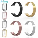 Pelicula de vidro em aco inoxidavel magnetica para Huawei Band 6 7 Band Honor 6