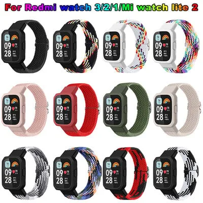 Bracelete de nylon para Redmi Watch 3 2 1 Bracelete de nylon para Redmi Watch 3 2 1