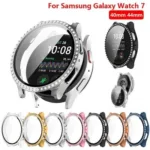 Pelicula de vidro brilhante para Samsung Galaxy Watch 7/FE 40mm 44mm, Galaxy Watch Samsung Galaxy Watch 7/FE 40mm 44mm