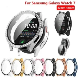 Pelicula de vidro brilhante para Samsung Galaxy Watch 7/FE 40mm 44mm, Galaxy Watch Samsung Galaxy Watch 7/FE 40mm 44mm