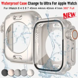 Pelicula de vidro em vidro temperado para Apple Watch 45mm, IWatch Series