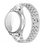 Capa protetora em aco inoxidavel TPU para Samsung Galaxy Watch 7 44 mm Dijamantni, Galaxy Watch 7 44 mm Dijamantni