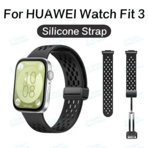 Bracelete de silicone magnetica para HUAWEI Watch Fit 3 silikonski magnetni, Huawei Watch Fit3 Correa