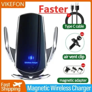 Suporte auto com carregamento sem fios universal - VIKEFON
