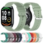 Bracelete de silicone para Haylou sat R8 S8/Watch 2 Pro