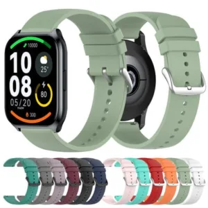 Bracelete de silicone para Haylou sat R8 S8/Watch 2 Pro