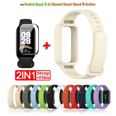 Bracelete de silicone para Smart Band 9 Active Strap Correa silikonski