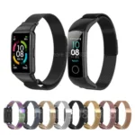 Bracelete milanesa em aco inoxidavel para Huawei Band 6 Pro Milanska metalna, Honor Band 6 5 4