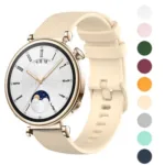 Bracelete de silicone para HUAWEI WATCH GT 4 41 mm 46 mm