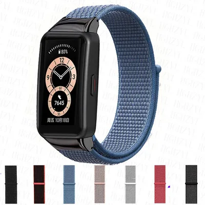 Bracelete de nylon para Huawei Band6 Correa Smartwatch, HONOR Band 6 7 Pro Bracelete de nylon para Huawei Band6 Correa Smartwatch, HONOR Band 6 7 Pro