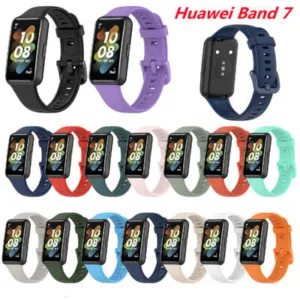 Bracelete de silicone para Huawei Band 7