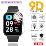 Pelicula de vidro em vidro temperado para Redmi Watch 3 Active Smartwatch, Redmi Watch 3/3 Lite Nije staklo