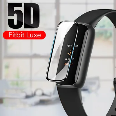 Pelicula de vidro em vidro temperado para Fitbit Luxe Full Curved, Fitbit Luxe Smartwatch Pelicula de vidro em vidro temperado para Fitbit Luxe Full Curved, Fitbit Luxe Smartwatch