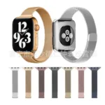 Bracelete milanesa em aco inoxidavel para Apple Watch