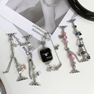 Bracelete em aco inoxidavel para Apple Watch s kop, Apple Watch