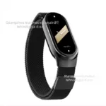 Bracelete em aco inoxidavel magnetica para Mi Band 10/9 Xiaomi Mi Band 8
