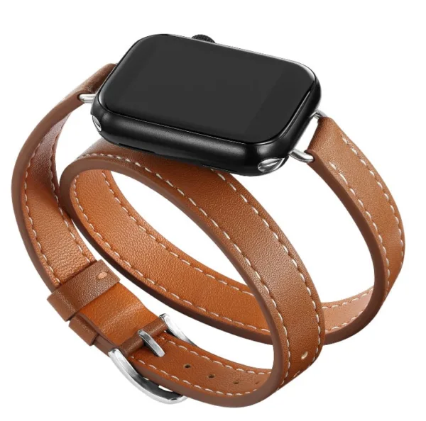 Bracelete em couro para Apple Watch, Apple watch 9/8/7/6/4, Apple Watch ko Bracelete em couro para Apple Watch, Apple watch 9/8/7/6/4, Apple Watch ko