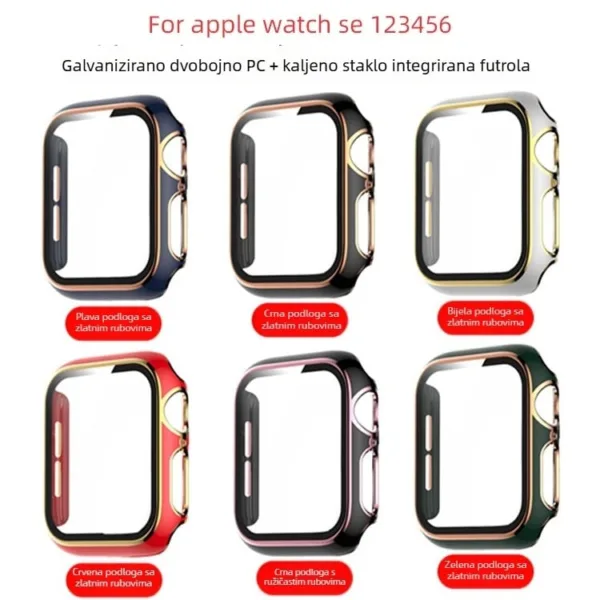 Pelicula de vidro em vidro temperado para Apple Watch 5678910, iWatch S11