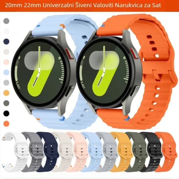 Bracelete de silicone para Samsung Watch7654 Bracelete de silicone para Samsung Watch7654