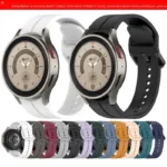 Bracelete de silicone para Galaxy Watch 5 Slu, Samsung Watch 5/4 Slu