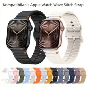 Bracelete de silicone para Apple Watch Apple, iwatch 10/9/8