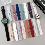 Bracelete de silicone para Samsung Watch Huawei GT2 s leopard printom